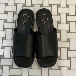 Shu Shop Black Platform Sandals